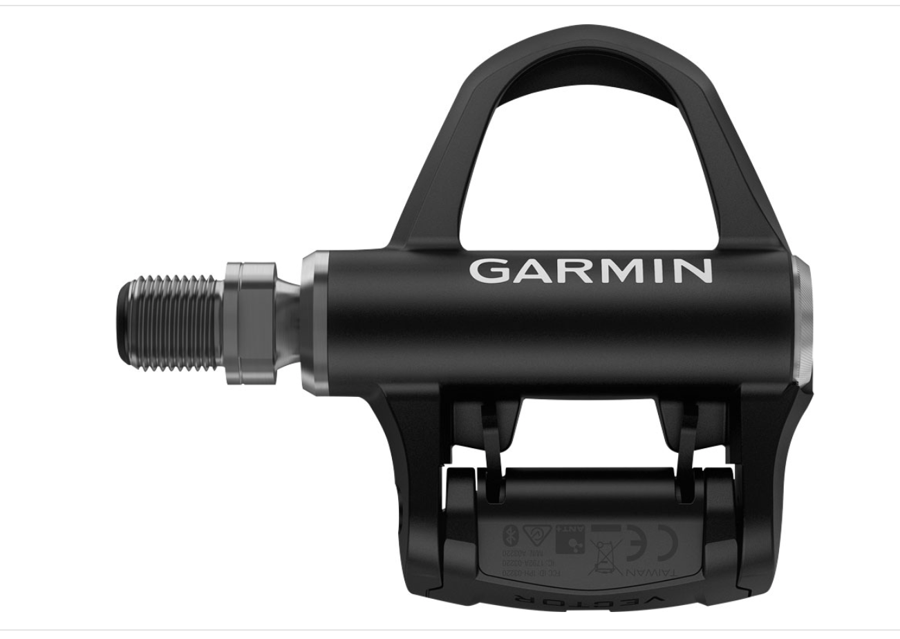 Garmin Garmin Vector 3 Left Pedal - Single Sided Clipless, Composite, 9/16", Black