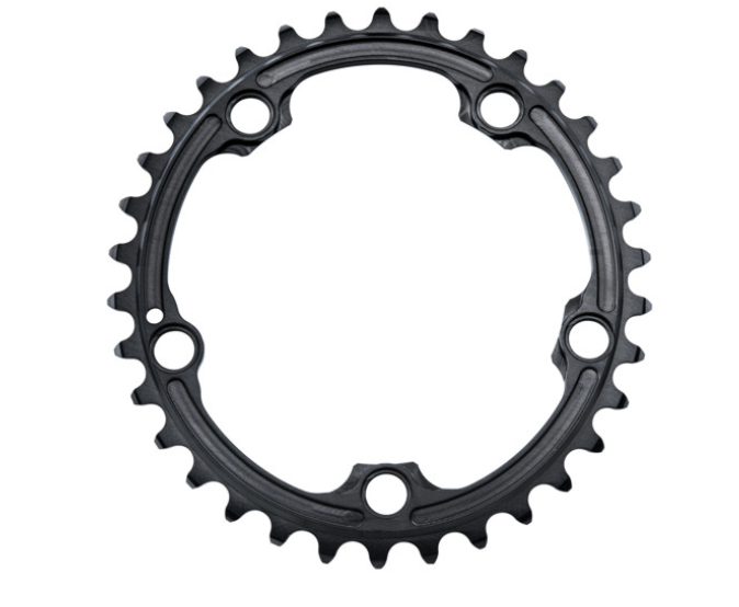 Absolute Black Absolute Black PREMIUM OVAL ROAD 110/5 BCD CHAINRING FOR SRAM