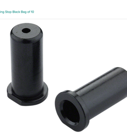 Jagwire Jagwire 5mm Alloy Housing Stop Black Bag of 10