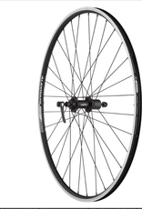 Quality Wheels Quality Wheels Value Double Wall Series Rear Wheel - 700, QR x 130mm, Rim Brake, HG 10, Black, Clincher, 10 speed wheel