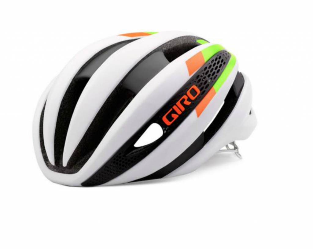 Giro GIRO HELMET SYNTHE MATTE WHITE/LIME/FLAME