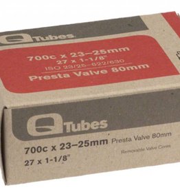 Q-Tubes Q-Tubes 700c x 20-28mm 80mm Presta Valve Tube 128g