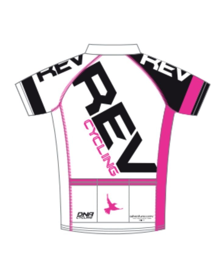 DNA REV Cycling Jersey, Ladies, White DNA