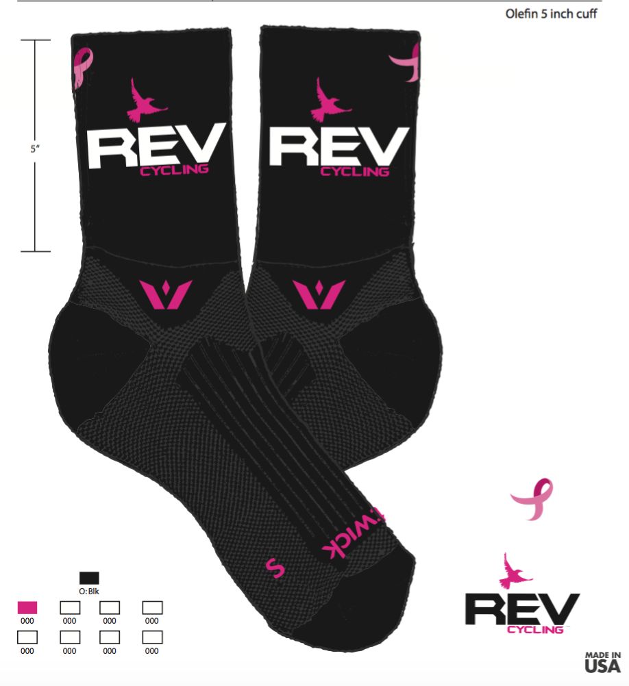 Swiftwick REV Cycling Custom Swiftwick Sock