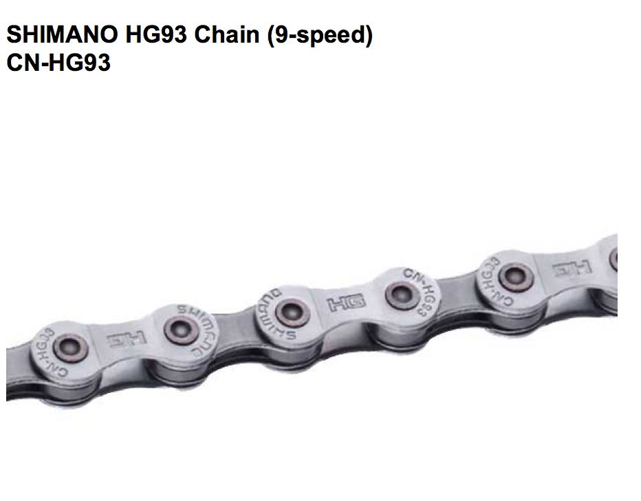 Shimano Shimano Bicycle Chain, CN-HG93 Super Narrow 9-SPEED