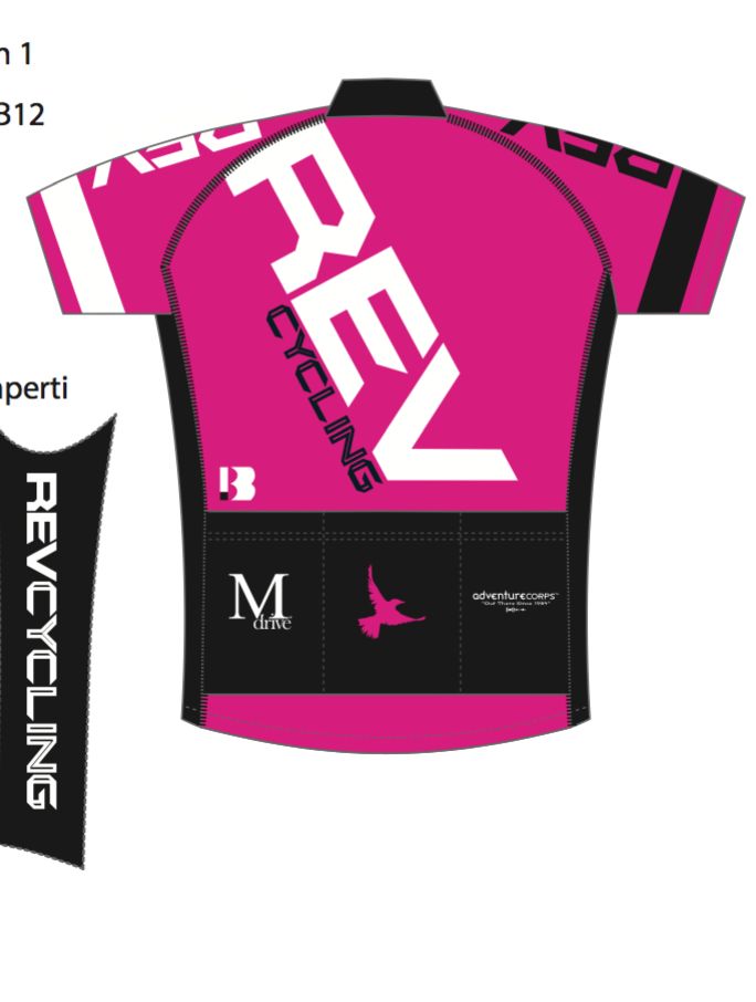 Biemme REV Cycling  Jersey, Men, Pink, Biemme