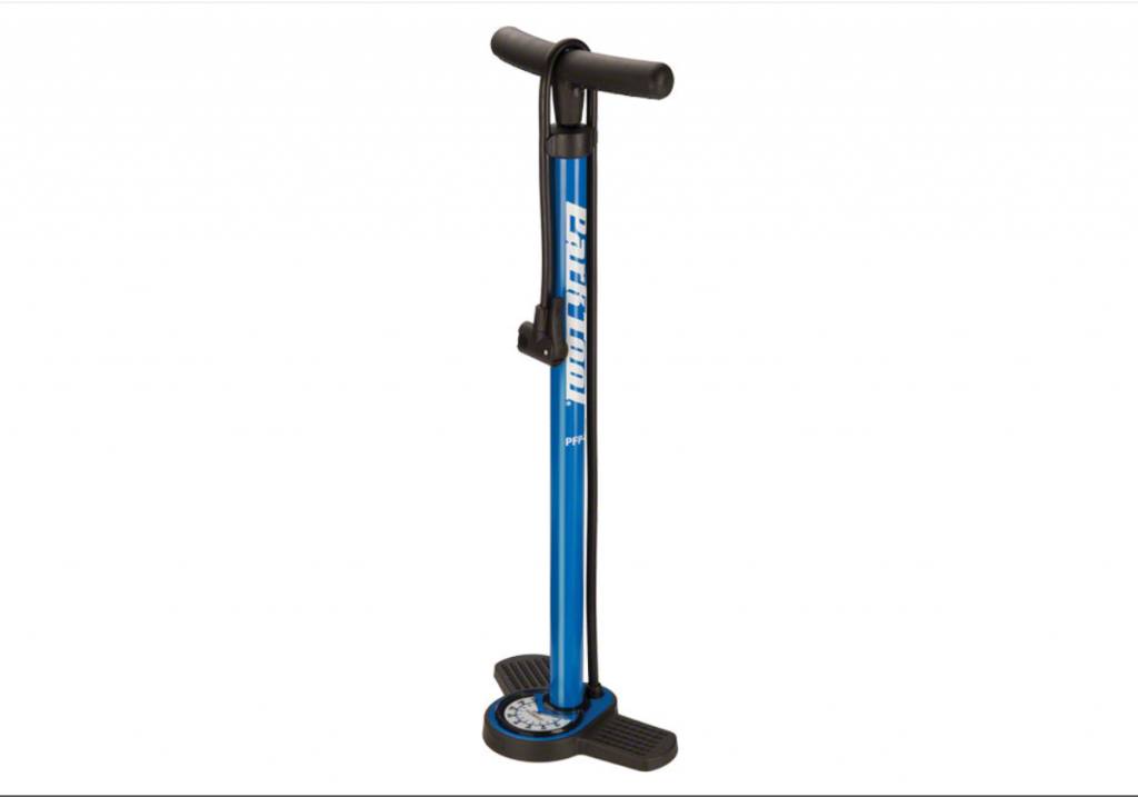 Park Park Tool PFP-8 Home Mechanic Floor Pump, Blue/Black