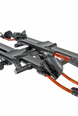 Kuat Kuat NV 2.0 2-Bike Tray Hitch Rack: Metallic Gray and Orange, 2" Receiver