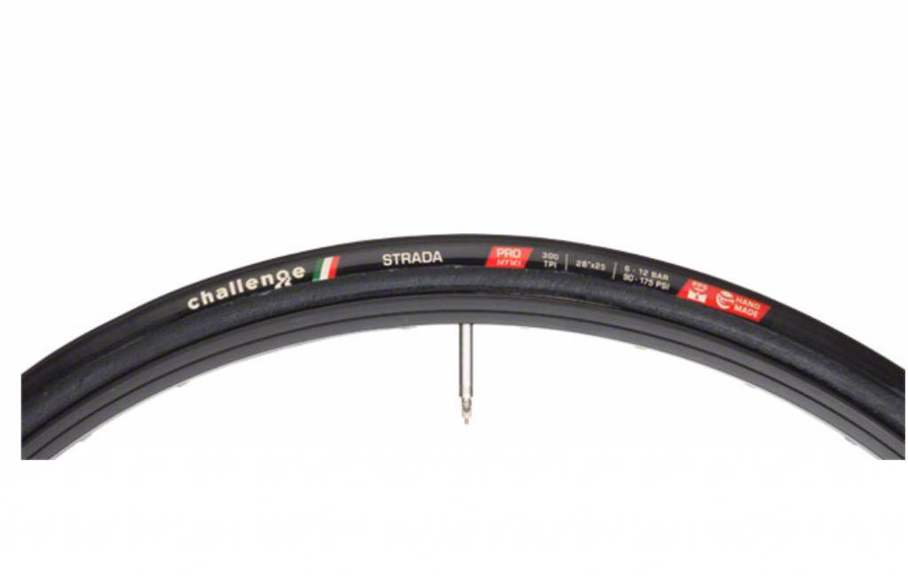 Challenge Challenge Strada Tire: Tubular, 700x25, 300tpi, Black