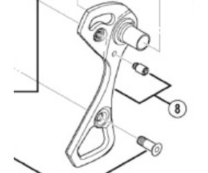 Shimano Rd 6800 Outer Plate Plate Stopper Pin Ss Type Rev Endurance Sports