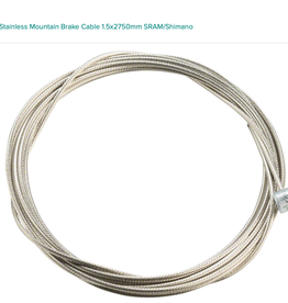 Jagwire Jagwire Pro Polished Slick Stainless Mountain Brake Cable 1.5x2750mm SRAM/Shimano