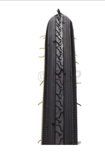 Kenda Kenda Street K35 Tire - 27 x 1-1/4, Clincher, Wire, Black/Tan, 22tpi