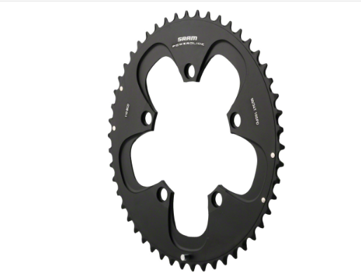 SRAM SRAM Red/Force 50T 110mm Black Chainring , Use with 34T