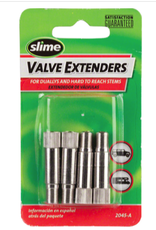 Slime Slime 1-1/4" Schrader Valve Extenders: 4-Pack