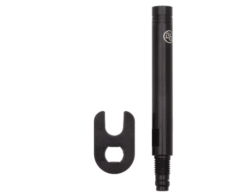 Problem Solvers Problem Solvers Presta Valve Extender: Removable Core 30mm Black