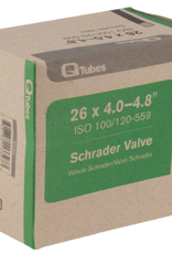 Q-Tubes Q-Tubes 26 x 4.0-4.8" Fat Bike Tube: 32mm Schrader Valve
