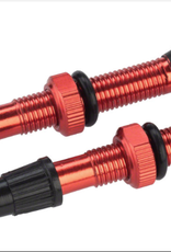 Whisky Parts Co. WHISKY No.9 Alloy Tubeless Valves - Pair, 40mm, Red