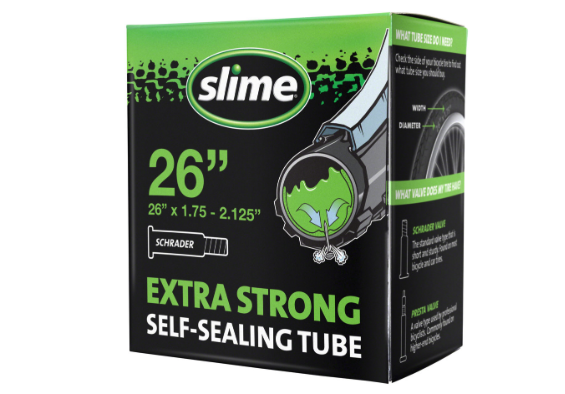 Slime Slime Self-Sealing Tube 26"x 1.75-2.125" , Schrader Valve