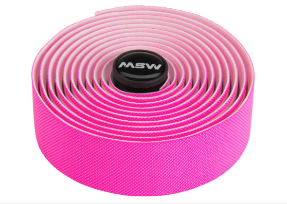 MSW MSW Anti-Slip Gel Durable Bar Tape - HBT-300, Pink
