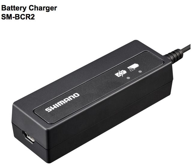 Shimano SHIMANO BATTERY CHARGER, SM-BCR2, FOR SM-BTR2 INT BATTERY,USB CORD