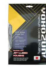 Yokozuna Yokozuna Premium 2x Shift Cable/Housing Kit, 4mm Derailleur - Front Rear  Set Blk Shimano SRAM