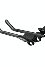 Profile Design Profile Design Supersonic Ergo 35c Shallow Ski-Bend Carbon Aerobar: Long 400mm Extension, Supersonic Bracket, Ergo Armrest, Black