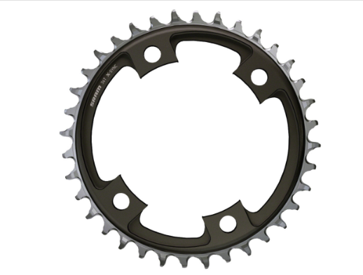 SRAM SRAM 107mm BCD x 4-Bolt, 1X11, 1x12-Speed X-Sync Chainring, Blast Black