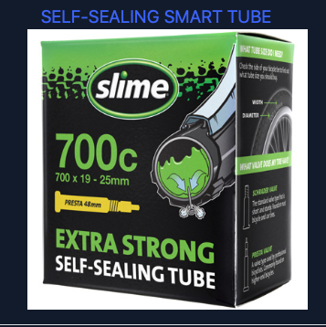Slime SLIME 700X19-25C PV TUBE W/ SLR,1 YR GUAR< 1/8 HOLE