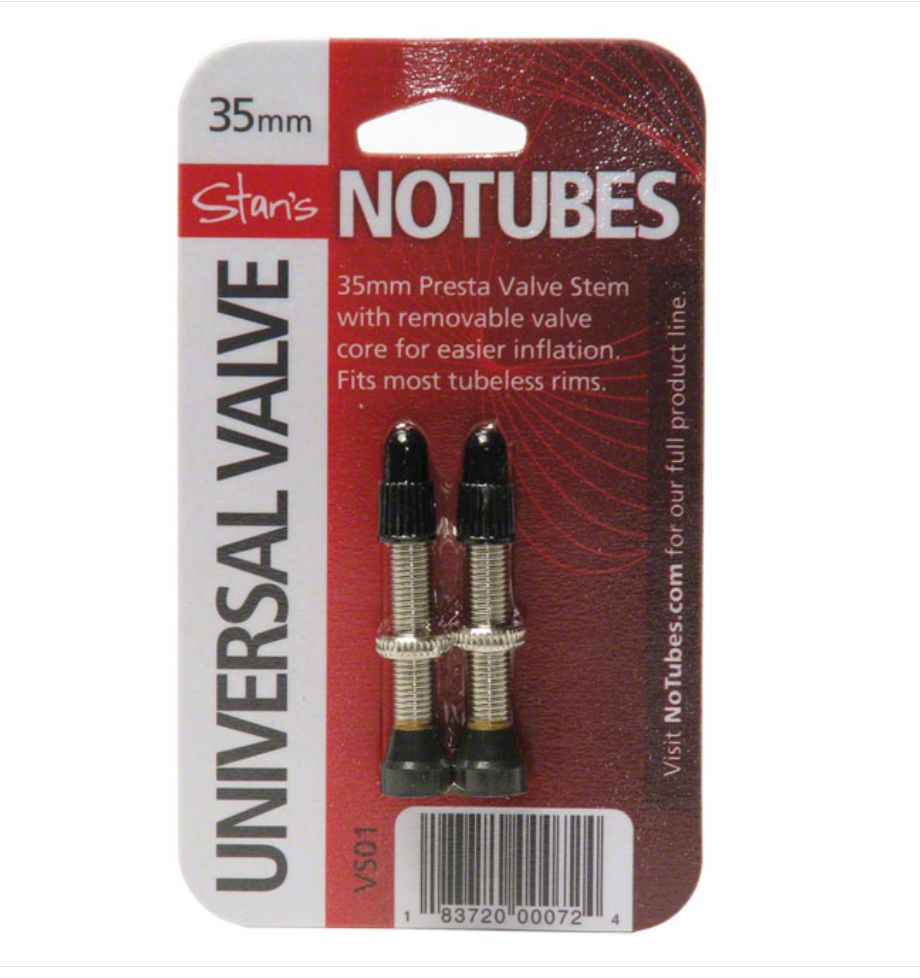 Stan's No Tubes Stan's No Tubes 35mm Tubeless Valves: Pair