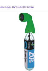 Genuine Innovations Genuine Innovations Microflate Nano Inflator: Includes 20g Threaded CO2 Cartridge