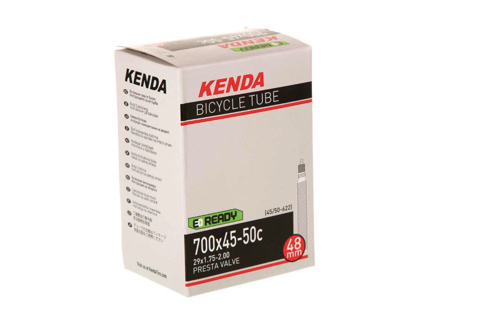Kenda Kenda, Presta-Removable Valve Core, Tube, Presta, Length: 48mm, 700C, 20-28C