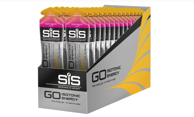 SIS Science in Sport Nutrition SiS GO Isotonic Energy Gel Box of 30