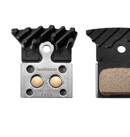 Shimano SHIMANO DISC BRAKE PADS Metal Pad (L04C) w/Fin & Spring