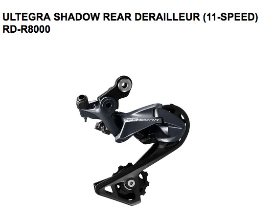 Shimano SHIMANO REAR DERAILLEUR, RD-R8000, ULTEGRA, GS 11-SPEED, SHADOW DESIGN