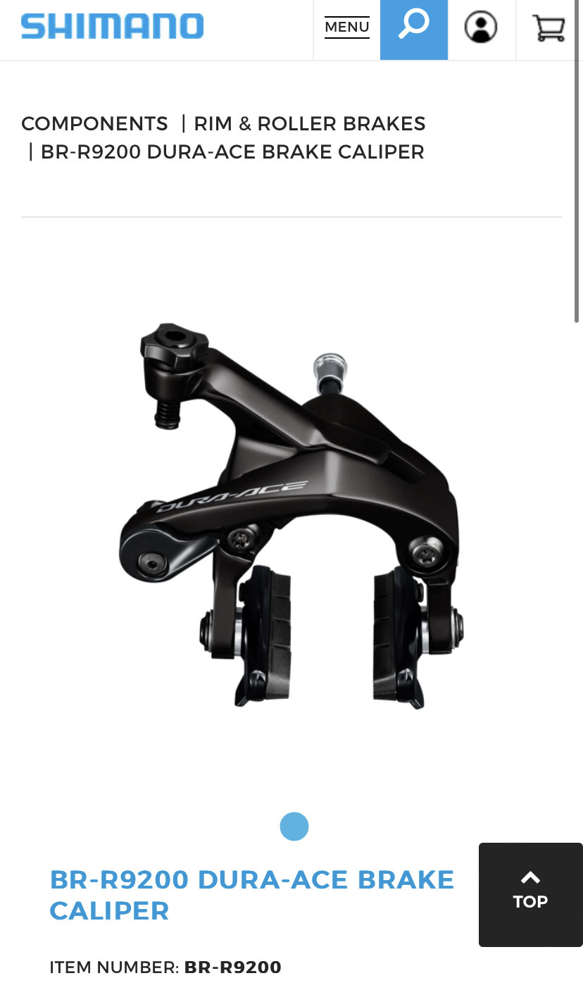 Shimano SHIMANO CALIPER BRAKE, BR-R9200, DURA-ACE Pair