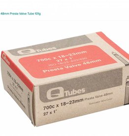 Q-Tubes Q-Tubes 700c x 18-23mm 48mm Presta Valve Tube 101g inner tube