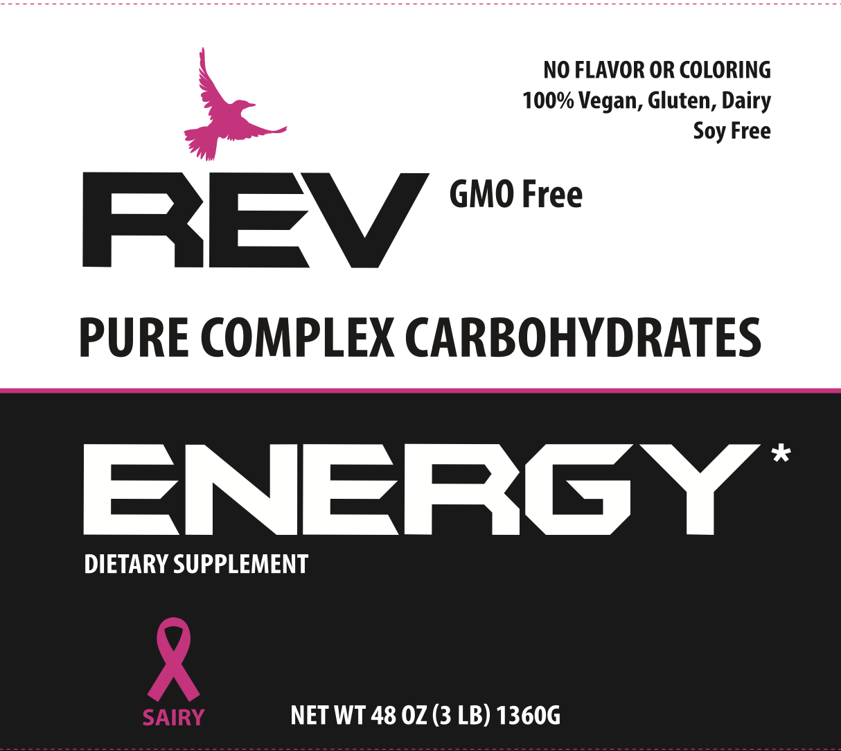 REV Endurance Sports Nutrition REV Energy Carbohydrate Fuel