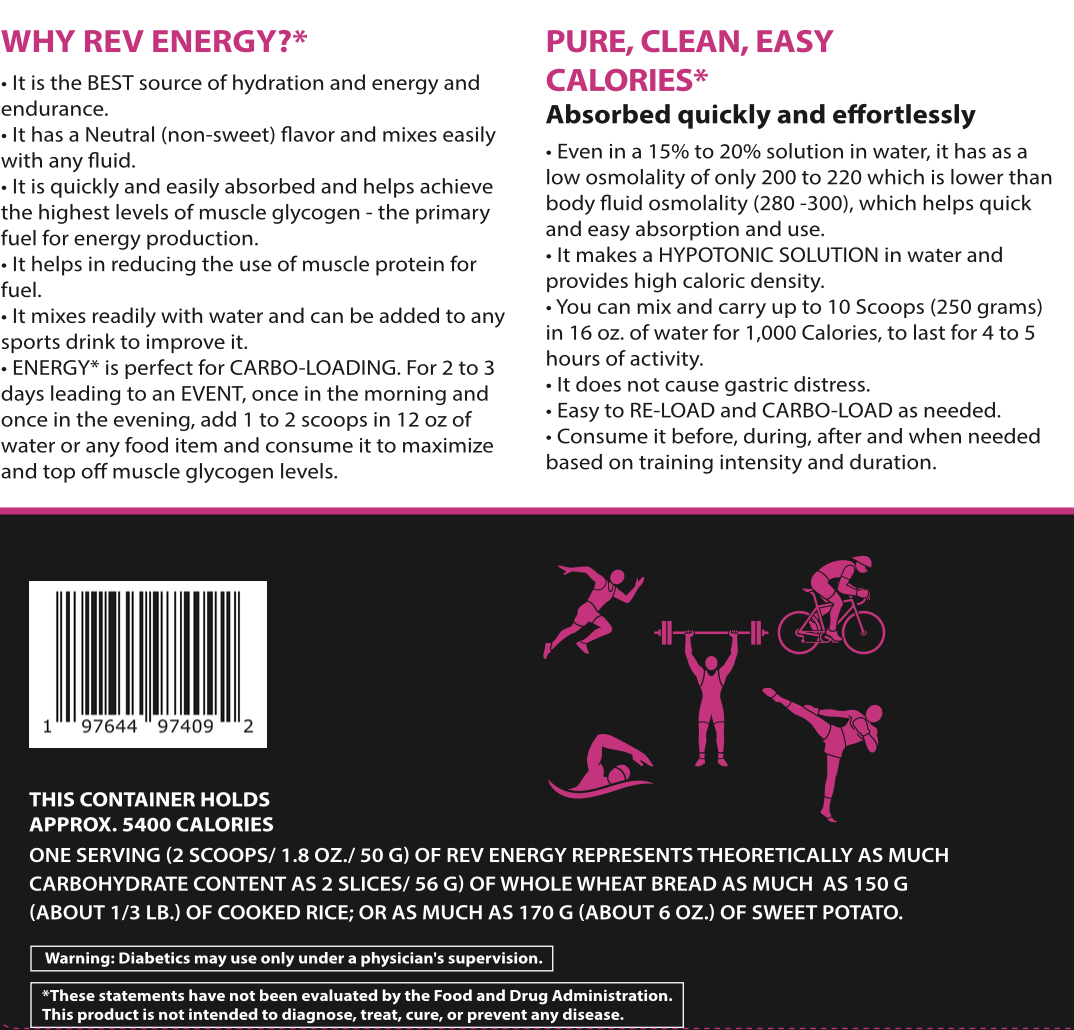 REV Endurance Sports Nutrition REV Energy Carbohydrate Fuel