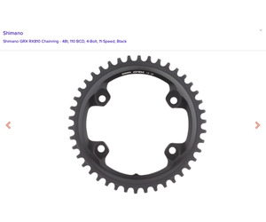 SHIMANO CRANKSET FC-RX810-2 CHAINRING 48T-ND GRAVEL - REV