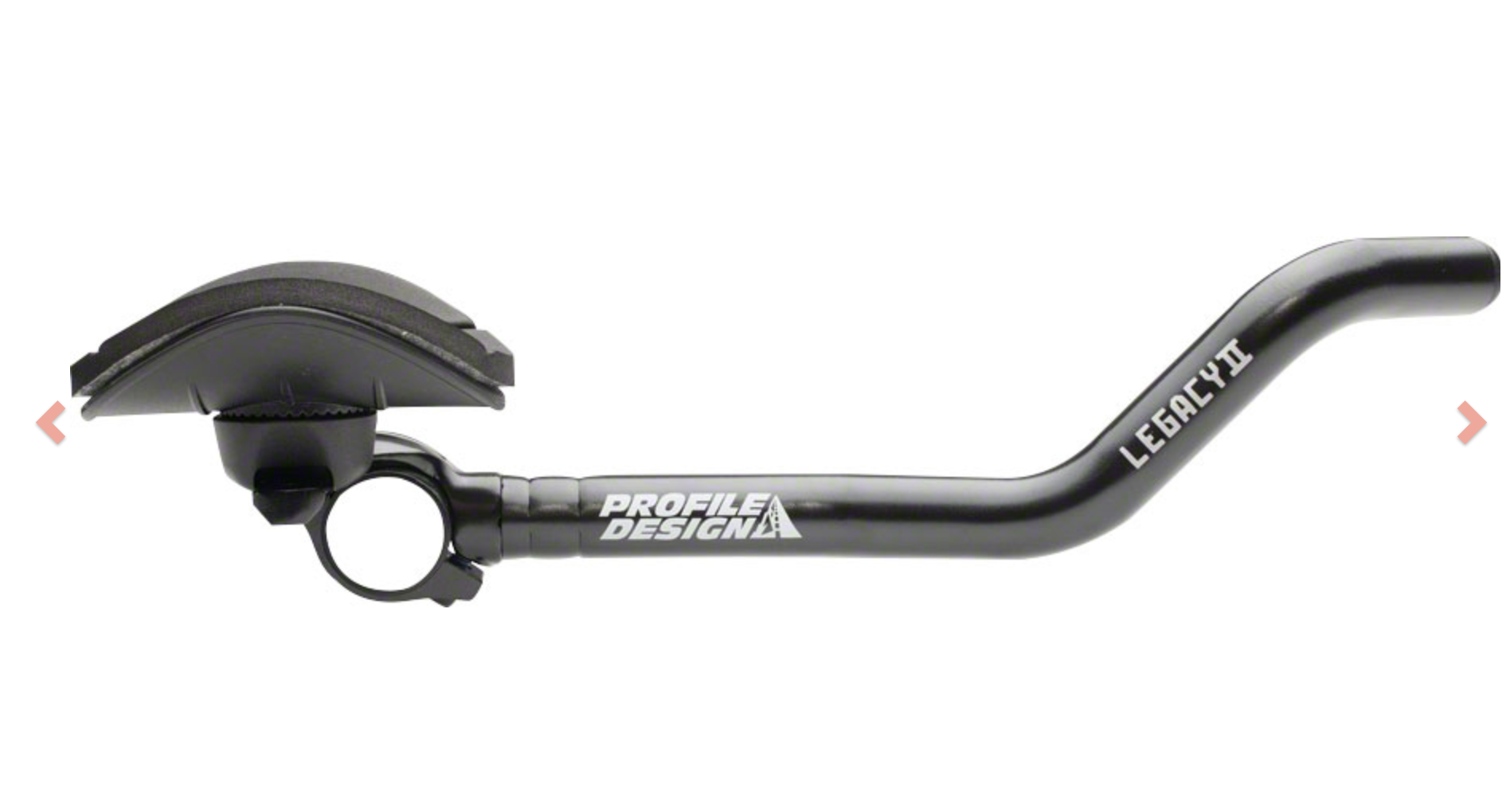 Profile Design Profile Design Legacy II Aluminum Aerobar: with ZB Bracket and Venturi Armrest, Matte Black