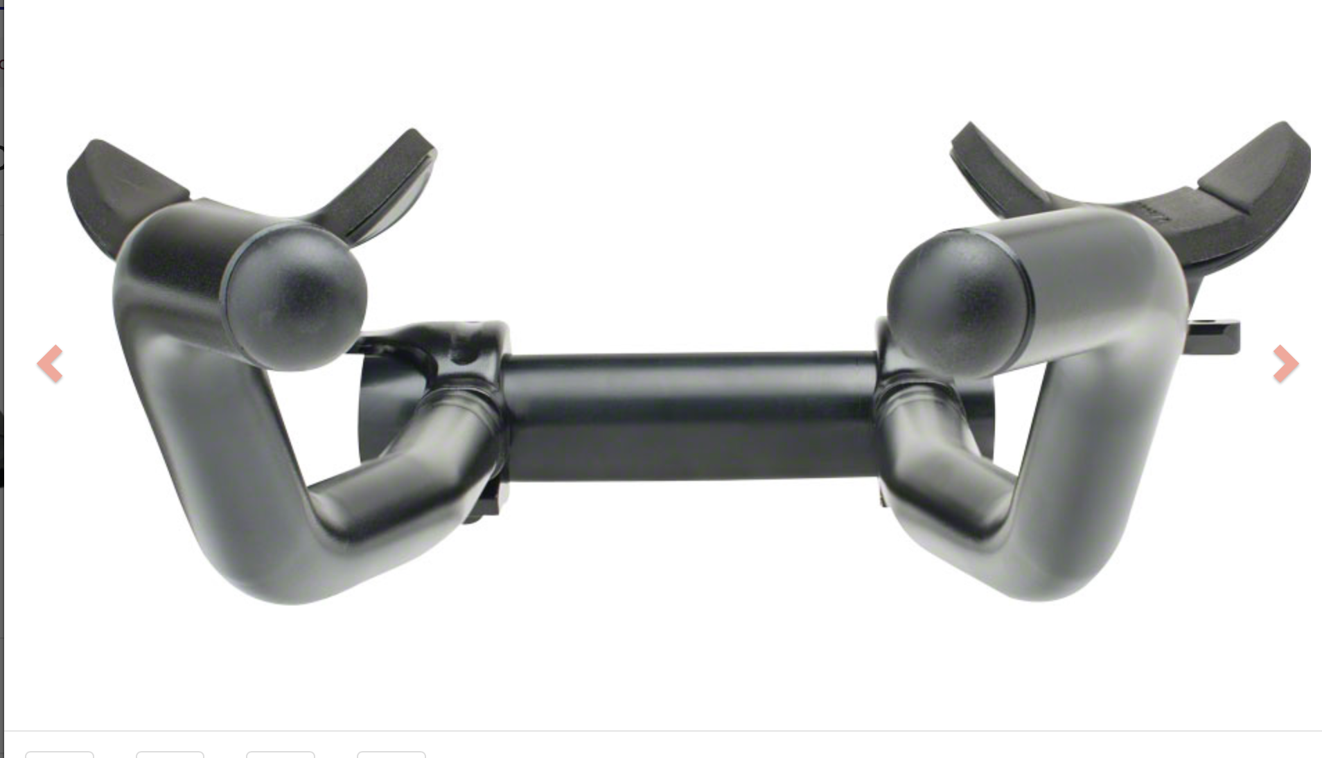 Profile Design Profile Design Legacy II Aluminum Aerobar: with ZB Bracket and Venturi Armrest, Matte Black