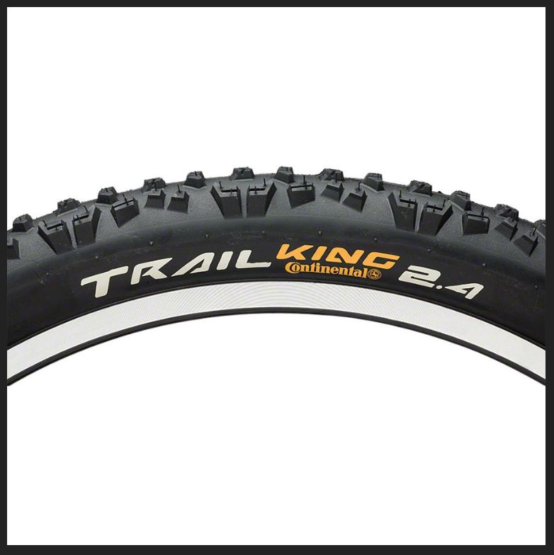 Continental CONTINENTAL Trail King 26 X 2.4 Fold Protection Apex + Black Chili