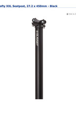 Gusset Gusset Lofty XXL Seatpost, 27.2 x 450mm - Black