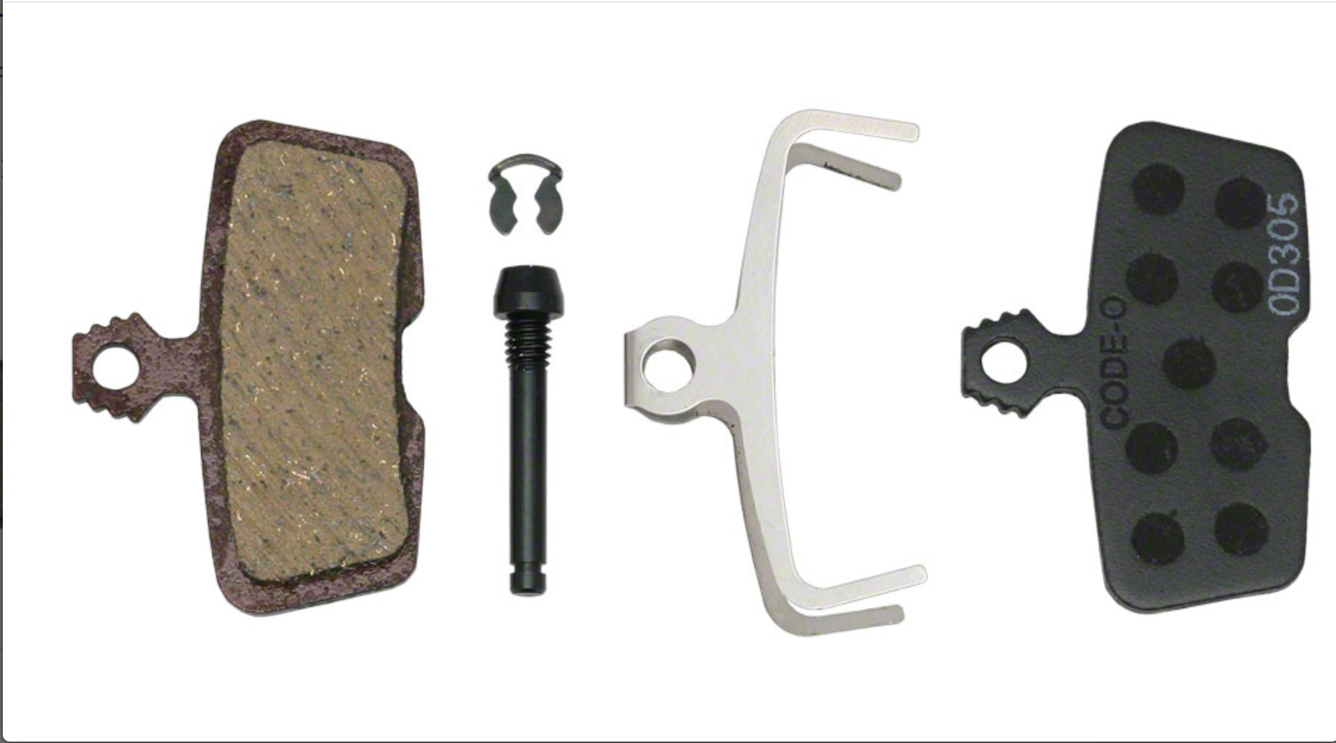 SRAM AM DB BRAKE PAD ORG/STL LARGE QT