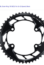Shimano GRX FC-RX820-2 Chainring - 48t, Outer Ring, 110 BCD, For 2x 12-Speed, Black