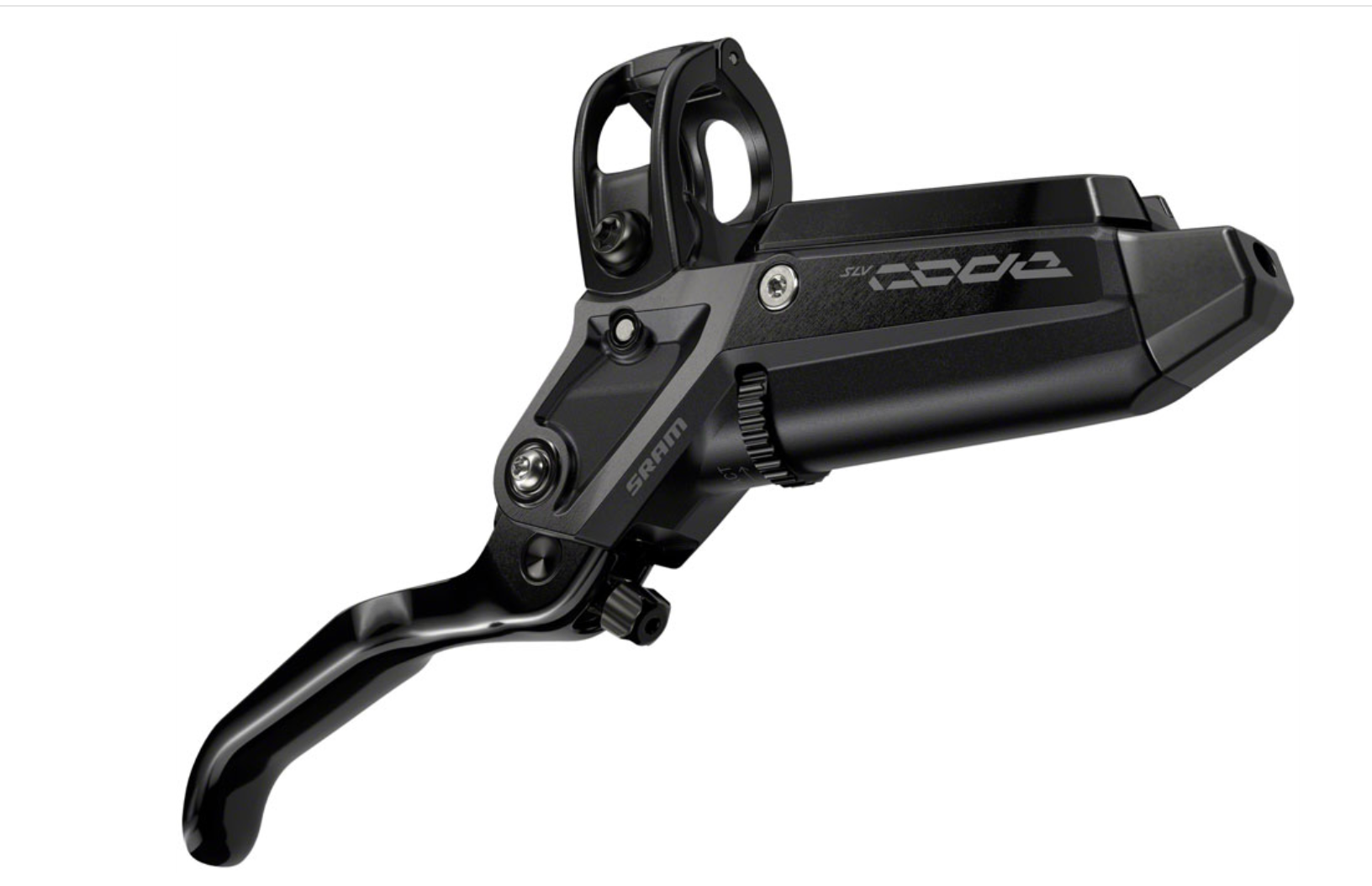 SRAM SRAM Code Silver Stealth Disc Brake and Lever - Front, Post Mount, 4-Piston, Aluminum Lever, SS Hardware, Black, C1