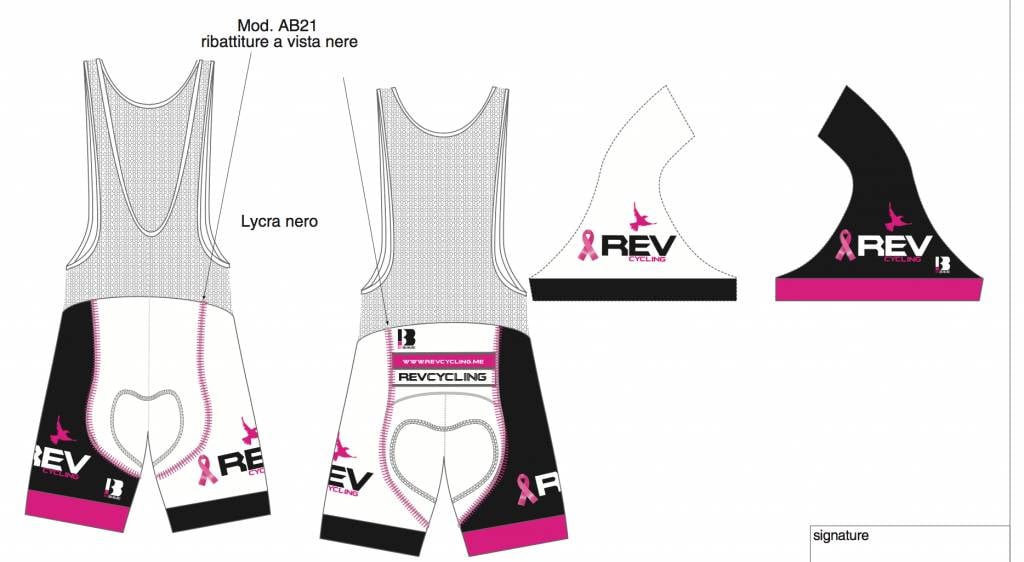 REV Cycling Short, Ladies, White DNA
