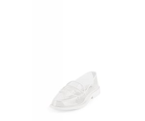 clear loafers