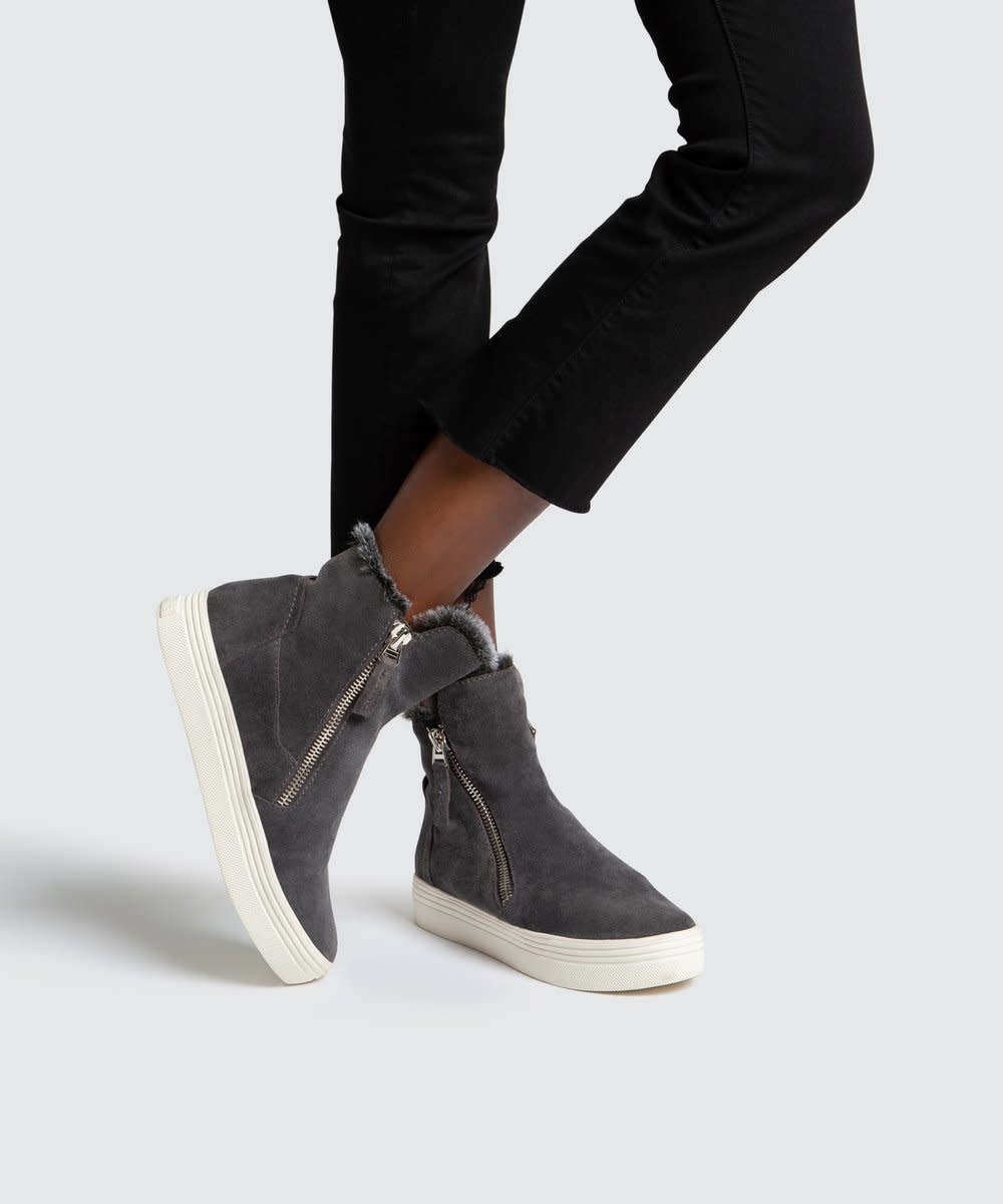 Tulli Charcoal Sneaker - The Shoe Attic