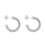 Sheila Fajl Bianca Hoops Silver